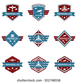 Aero logo, aero-modeling logo