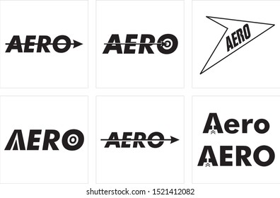 Aero Logo Aerrow Text Symbol 