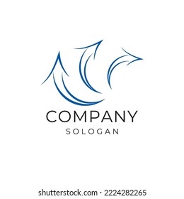Aero logo designer concept company brand identity 