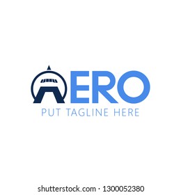 Aero Logo template on white background