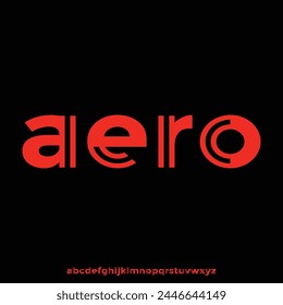 aero luxury futuristic font. perfect for your brand and wordmark	