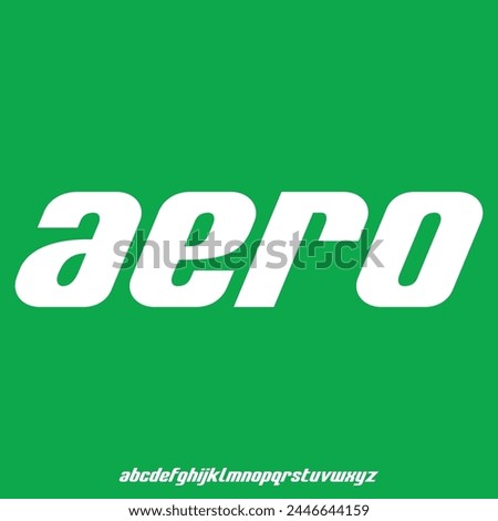 aero luxury futuristic font. perfect for your brand and wordmark	