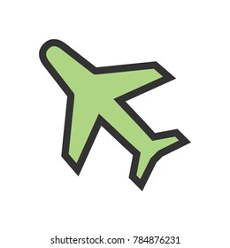 Aero plane icon