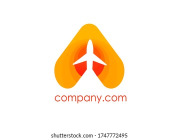 aero Plane logo Busines company