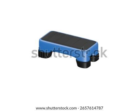  aerobic icon 3d illustration render
