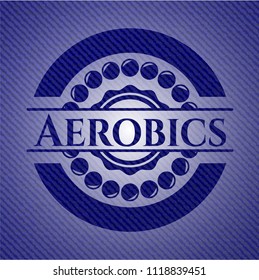 Aerobics denim background