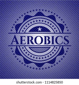 Aerobics with denim texture