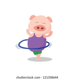 Aerobics Pig