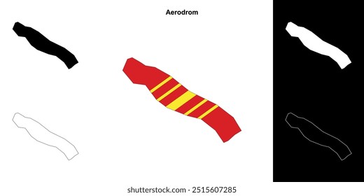 Conjunto de mapas de Aerodrom Municipality