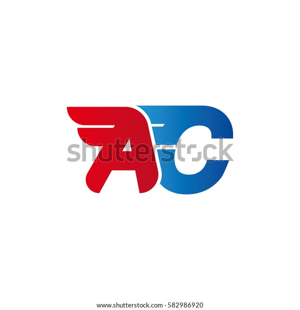 Aerodynamic Initials Letter Ac Logo Vector Stock Vector ...