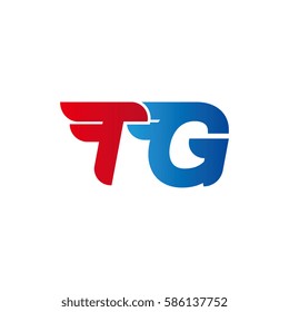 Aerodynamic initials letter T logo