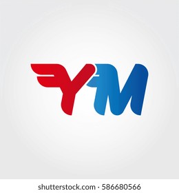 Aerodynamic initials letter Y combination logo