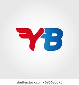 Aerodynamic initials letter Y combination logo