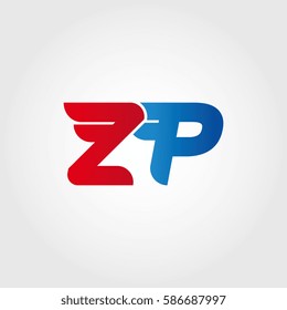 Aerodynamic initials letter Z combination logo
