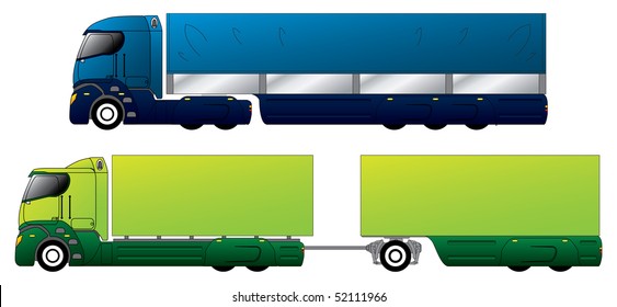 Aerodynamic trucks