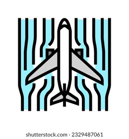 aerodynamics aeronautical engineer color icon vector. aerodynamics aeronautical engineer sign. isolated symbol illustration