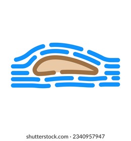 aerodynamics aeronautical engineer color icon vector. aerodynamics aeronautical engineer sign. isolated symbol illustration