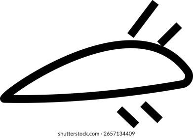 Línea de aerodinámica iconos individuales, colección de símbolos de movimiento de vuelo y aire, grupo gráfico aislado de aviación y flujo de aire en estilo de contorno mínimo, avión, jet, empuje, elevación, arrastre, Vector aerodinámico