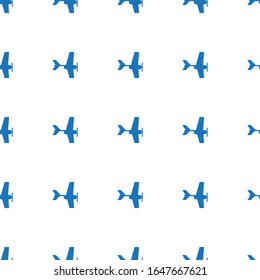 Aeromodeling icon pattern seamless isolated on white background. Editable filled Aeromodeling icon. Aeromodeling icon pattern for web and mobile.
