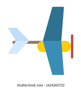 Aeromodeling isolated flat vector icon