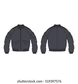 Aeronautical Bomber Jacket Template