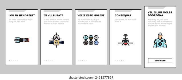 aeronautical engineer aircraft onboarding mobile vector. transportation aviation, plane mechanical, engine industry, mechanic turbine aeronautical engineer aircraft Illustrations