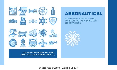 vector de página web de aterrizaje de aviación de ingeniero aeronáutico. avión, avión aeroespacial, aeropuerto de avión, mantenimiento del motor, control piloto ingeniero aeronáutico aviación Ilustración