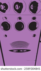 Aeroplane air-conditioning unit abstract silhouette