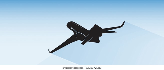 Aeroplane, Airplane, plane logo, icon, Background vector.