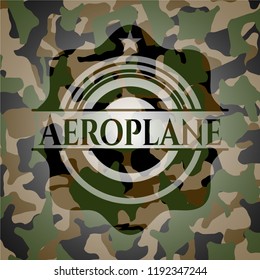Aeroplane camo emblem