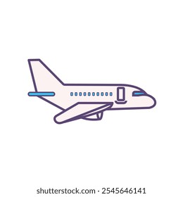 Diseño de logotipo simple de carrera editable de avión
