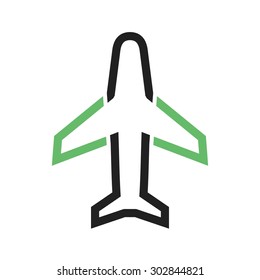 Aeroplane, flight boarding icon vectgor image. Can also be used for transport, transportation and travel. Suitable for mobile apps, web apps and print media. 