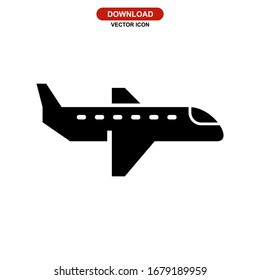 aeroplane icon or logo- high quality black style vector icons
