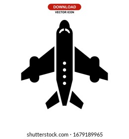 aeroplane icon or logo - high quality black style vector icons
