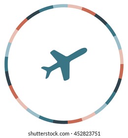 Aeroplane icon, vector design