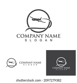 Logo-Symbol für Airplane, Vektorgrafik-Vorlagendesign