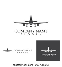 Aeroplane logo icon vector illustration template design