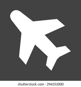 Aeroplane, plane, flight icon vectgor image. Can also be used for transport, transportation and travel. Suitable for mobile apps, web apps and print media. 