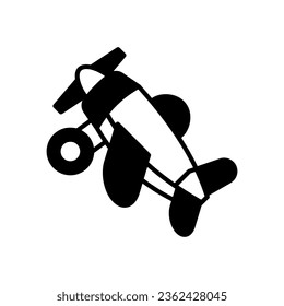 Aeroplane Toy icon in vector. Illustration