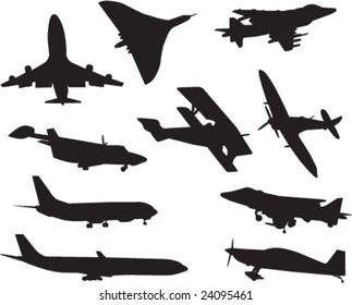 Aeroplane Vector Stock Vector (Royalty Free) 24095461 | Shutterstock