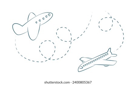 Aeroplane vector art, Aeroplane 2D