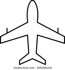 Aeroplane Vector icon which is suitable for commercial work

