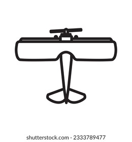 Aeroplane vector icons, airplane isolated against white background, Flat illustration on a theme air transport, aircraft. Line, outline, stroke, vector illustration.