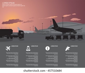 aeroport infographics