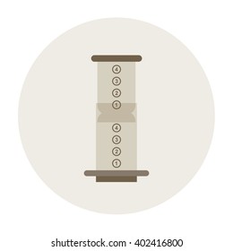 aeropress icon. vector illustration