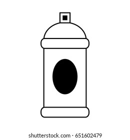 aerosol can blank label icon image 