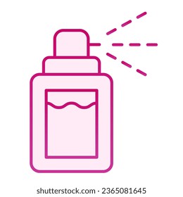 Aerosol flat icon. Deodorant pink icons in trendy flat style. Spray gradient style design, designed for web and app. Eps 10