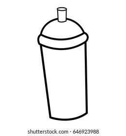 Aerosol graffiti paint spray. Stree art concept. Graffiti spray paint. Sticker. Banner.Vector Illustration. Graffiti style. EPS10