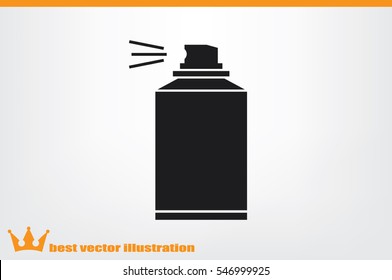 Aerosol icon vector illustration.