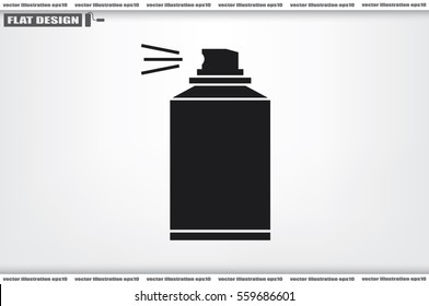 Aerosol icon vector illustration.